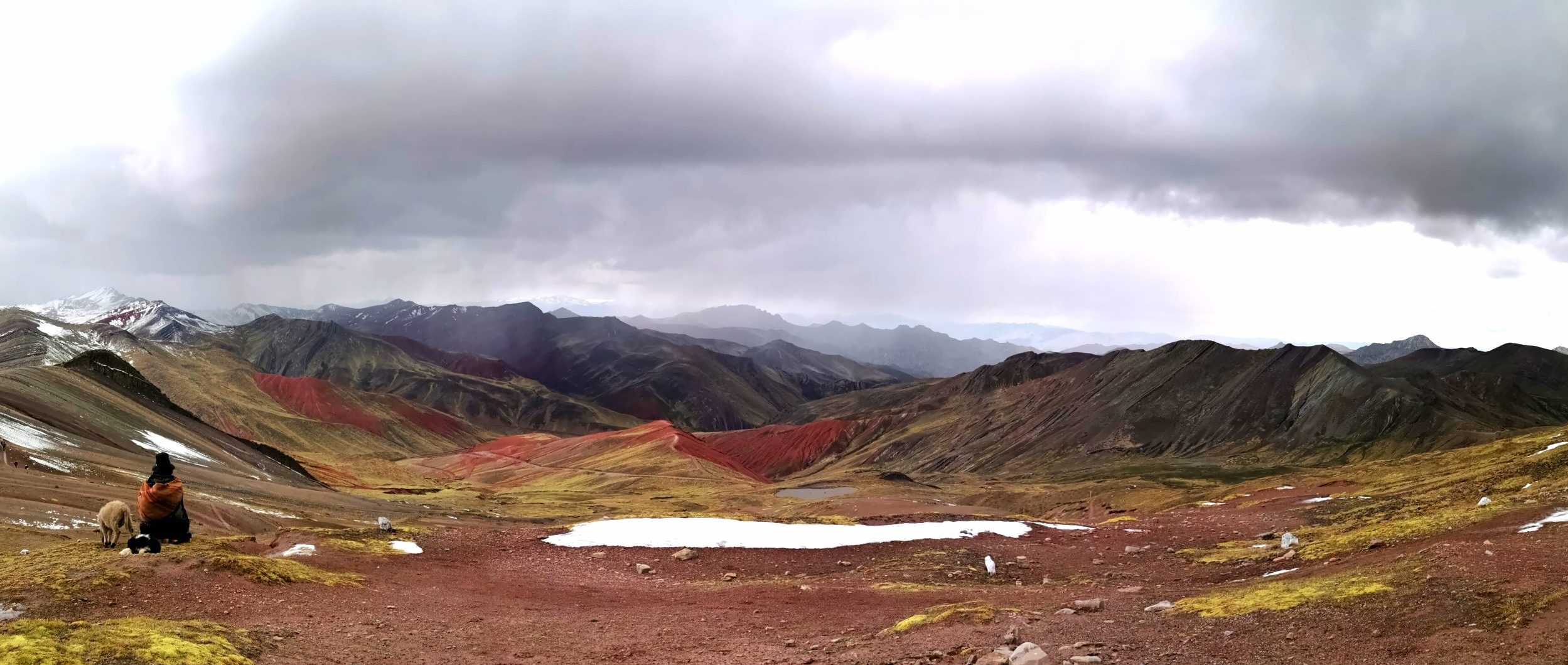 Mountain of colors...and snow